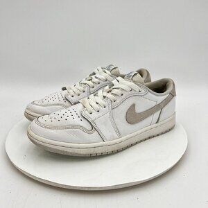 Nike Air Jordan 1 Low Men Size 8 CZ0790-100 White Neutral Particle Grey Shoes